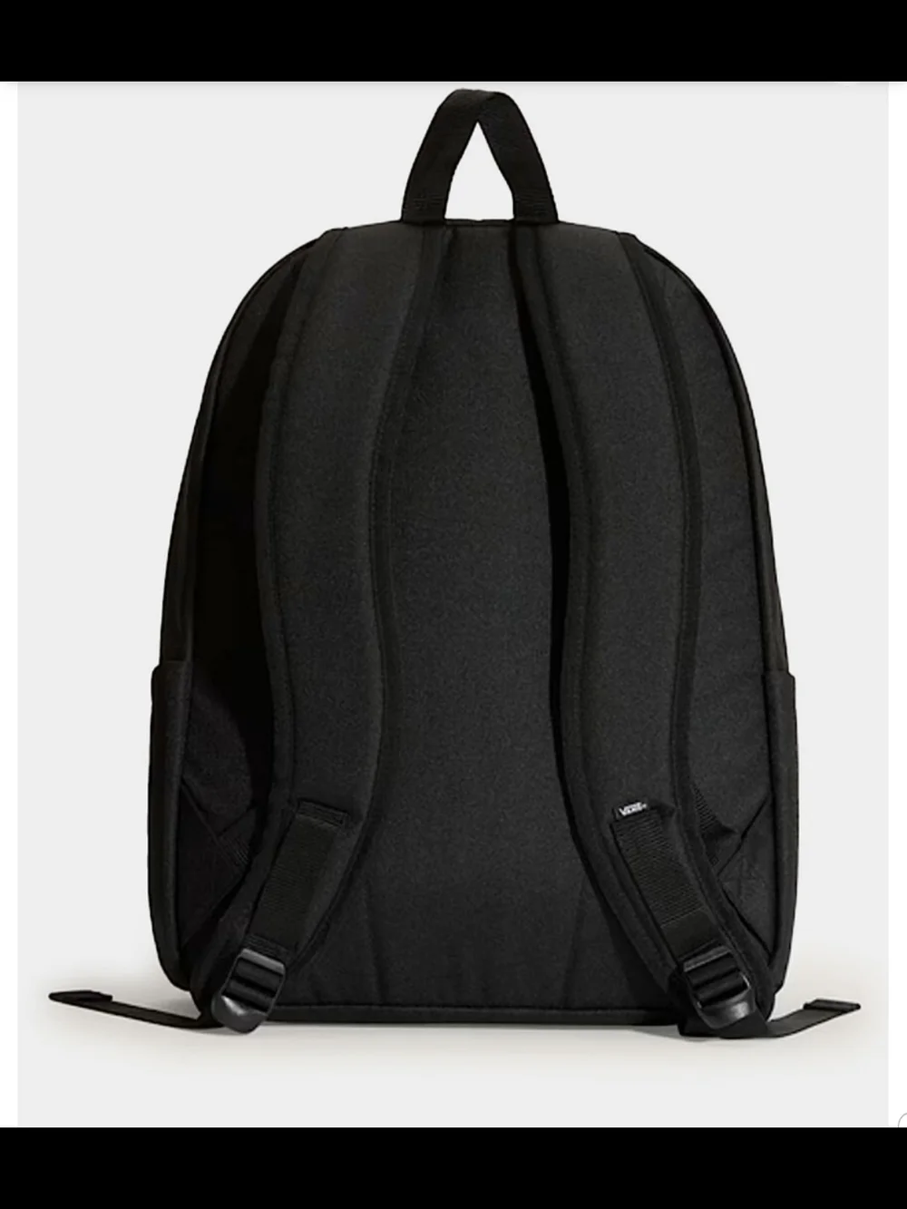 NEW! Vans Black Backpack with White Logo NWT